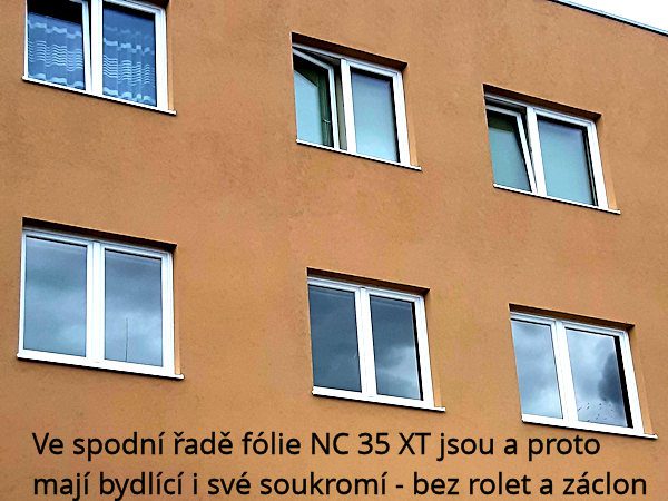 Výhoda fólie NC 35 XT - Ukázka práce firmy Folie Hradec, Pečky