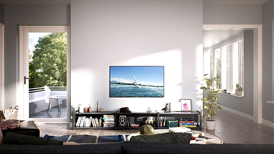 Příručka televize s OLED technologií Vás upozorní na to, že by televize neměla být vystavena přímému slunečnímu záření